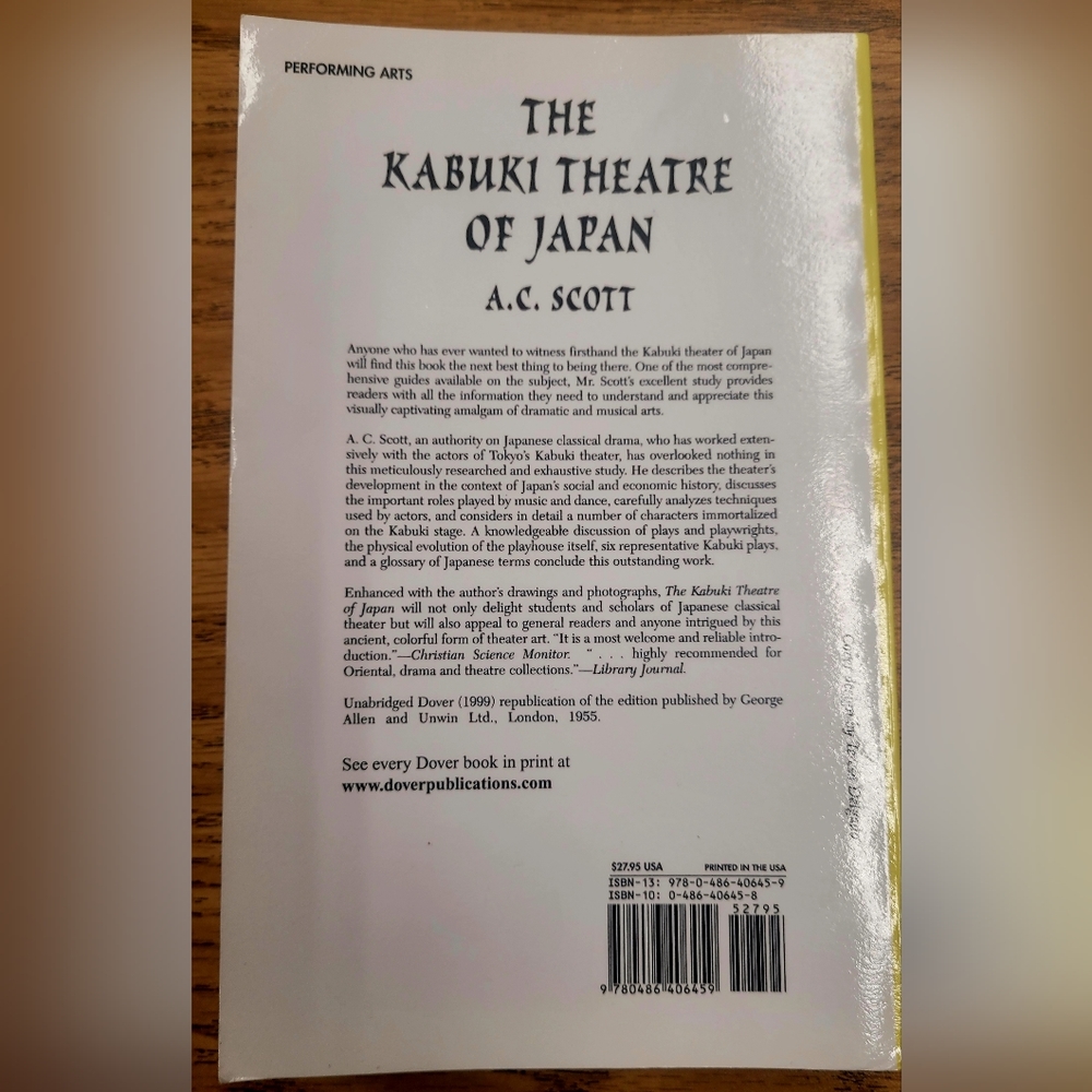 The Kabuki Theatre of Japan book. - Picture 2 of 2